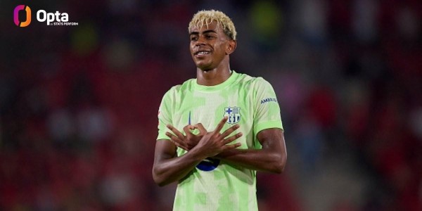 九游体育APP-超越法蒂，亚马尔是本世纪西甲打入15球最年轻的球员